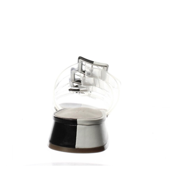 CECELIA Lincoln Strappy Clear Slide Sandals Mules - Picture 8 of 13